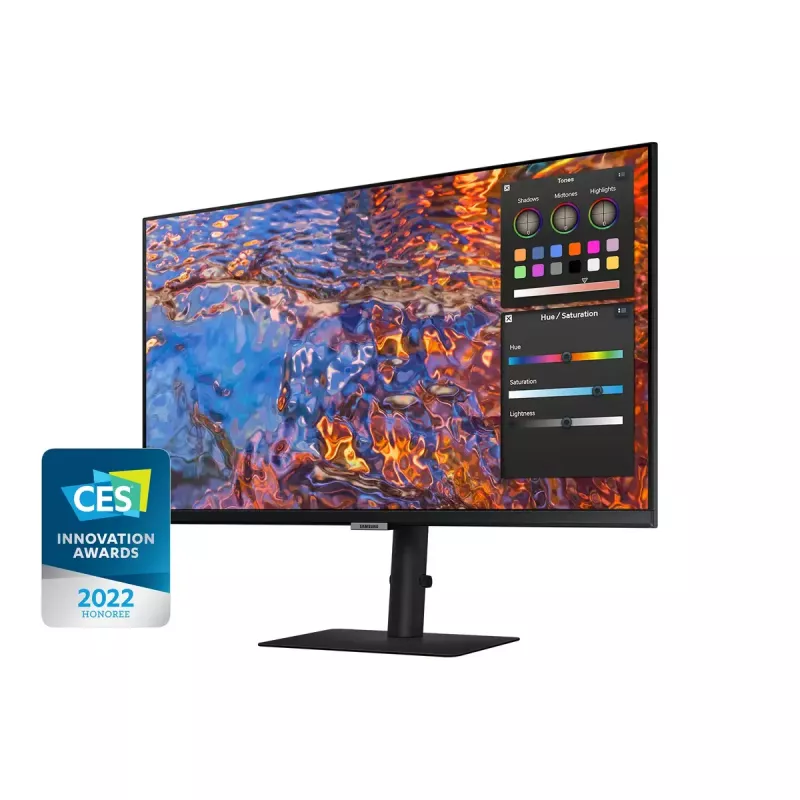 Monitorius Samsung S80PB 32 colių 4K Ultra HD LED IPS 3840 x 2160, 5 ms, 178° žiūrėjimo kampas, USB šakotuvas, VESA, reguliuojamas aukštis