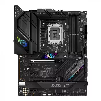 Pagrindinė plokštė ASUS ROG STRIX B760-F GAMING WIFI — Intel B760, LGA 1700, ATX, DDR5, 4 DIMM, Wi‑Fi 6E, 2.5Gb LAN