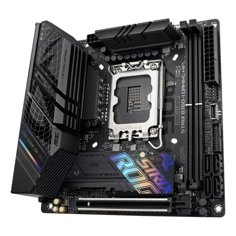 ASUS ROG STRIX B760-I GAMING WIFI pagrindinė plokštė Intel B760 LGA 1700 mini ITX