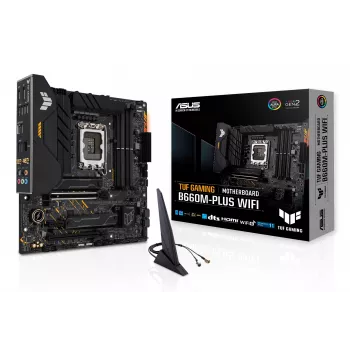 ASUS TUF GAMING B660M-PLUS WIFI Intel B660 LGA 1700 micro ATX pagrindinė plokštė
