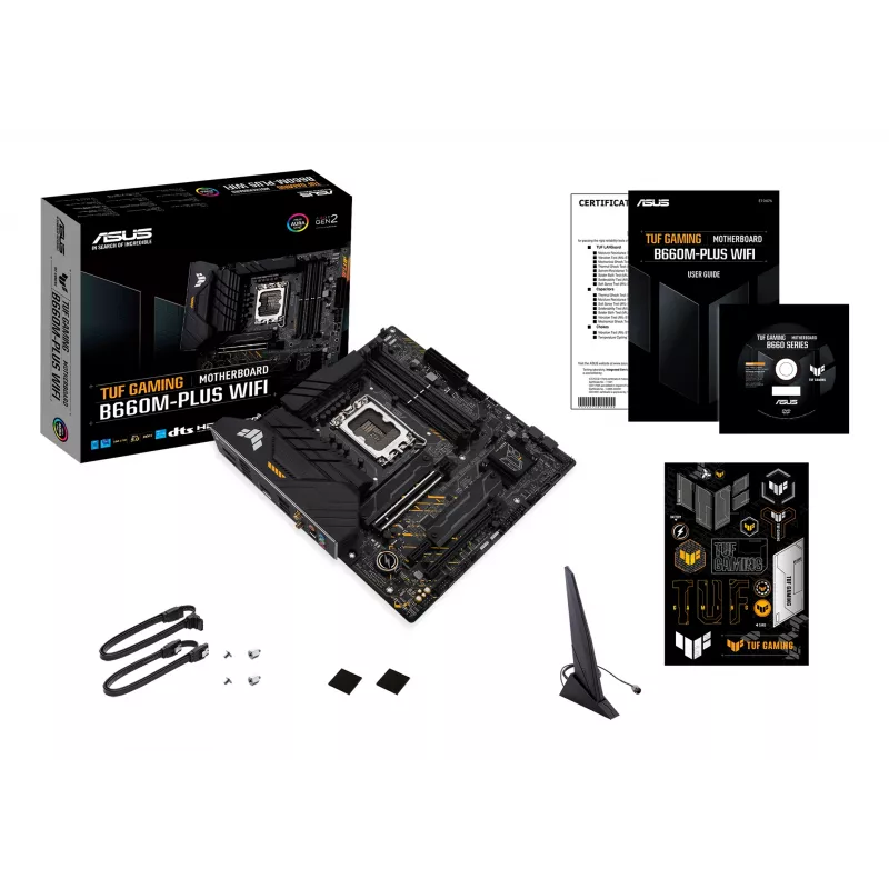 ASUS TUF GAMING B660M-PLUS WIFI Intel B660 LGA 1700 micro ATX pagrindinė plokštė