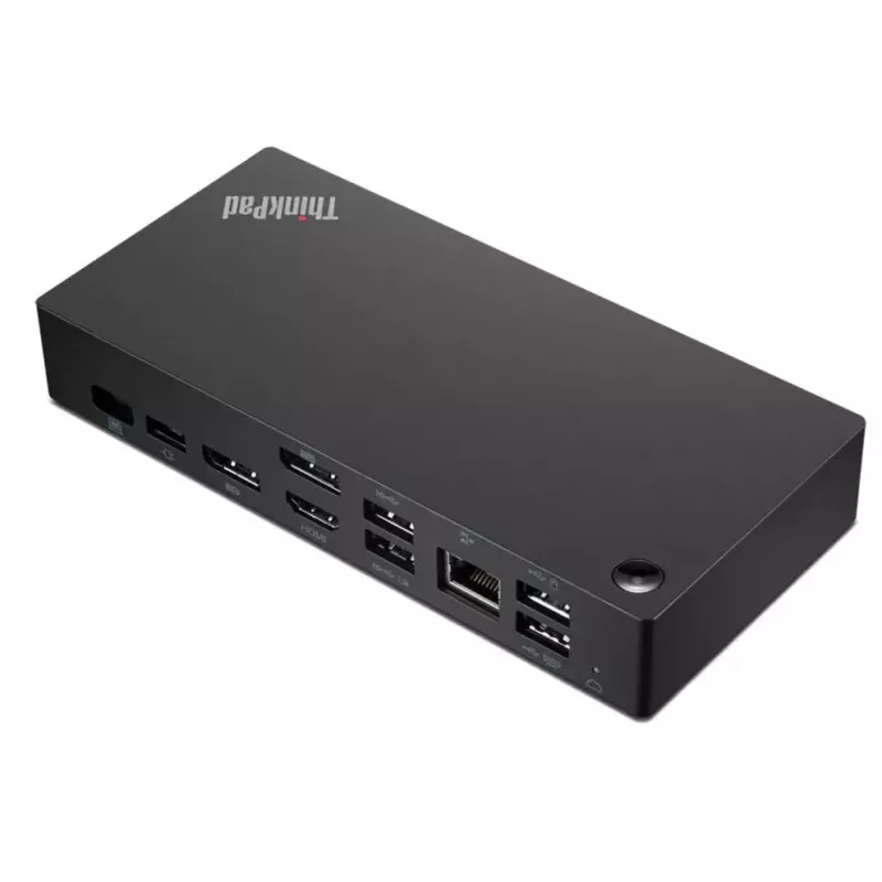 Lenovo ThinkPad Universal Thunderbolt 4 Smart Dock – juoda, laidinė 40 Gbit/s 100 W