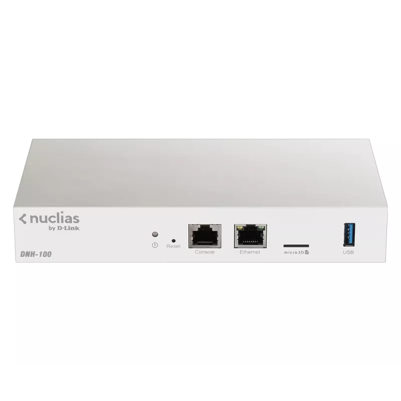 D-Link DNH-100 belaidžių tinklų valdiklis, 100 Mbit/s, 10/100/1000 Mbit/s, WPA2/WPA3, laidinis