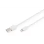 DIGITUS USB-A į Lightning MFI C89, 2m duomenų ir įkrovimo laidas, baltas, 5V, 2,4A