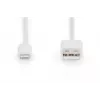 DIGITUS USB-A į Lightning MFI C89, 2m duomenų ir įkrovimo laidas, baltas, 5V, 2,4A