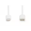 Įkrovimo laidas USB-C – Lightning Digitus Data DB-600109-010-W