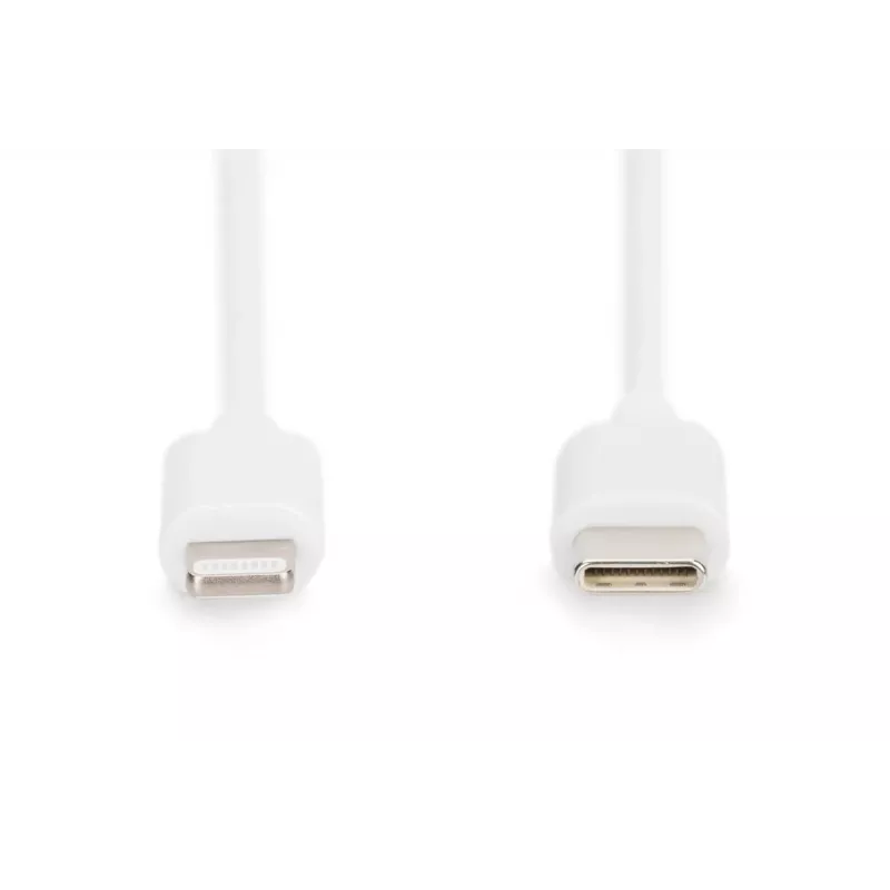 Įkrovimo laidas USB-C – Lightning Digitus Data DB-600109-010-W