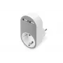 DIGITUS maitinimo adapteris su 2 USB prievadais 250V, 50 Hz, USB: 5V, 2.1A, balta / pilka