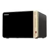 QNAP TS-664 NAS bokštas Intel Celeron N5095 8 GB DDR4 0 TB QNAP QTS juoda, bronzinė