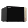 QNAP TS-664 NAS bokštas Intel Celeron N5095 8 GB DDR4 0 TB QNAP QTS juoda, bronzinė