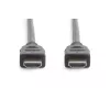 DIGITUS HDMI Ultra High Speed jungiamasis laidas, tipas A M/M, 3m su Ethernet, UHD 8K 60p, Juoda