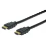 DIGITUS HDMI High Speed laidas su Ethernet, 1 m, Auksuotas, Juodas