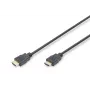 DIGITUS HDMI standartinis jungiamasis laidas, tipas A kištukas/kištukas, 3 m, su Ethernet, HDMI 1.4, Full HD (ak-330114-030-s)