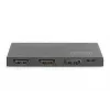 DIGITUS Ultra Slim HDMI skirstytuvas 1x2, 4K/60Hz HDR, HDCP 2.2, 18 Gbps, maitinamas per Micro USB