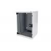 DIGITUS tinklo rinkinys 10in-9U 312x300mm spintelė su lentyna, PDU 8 prievadų pataisų skydeliu