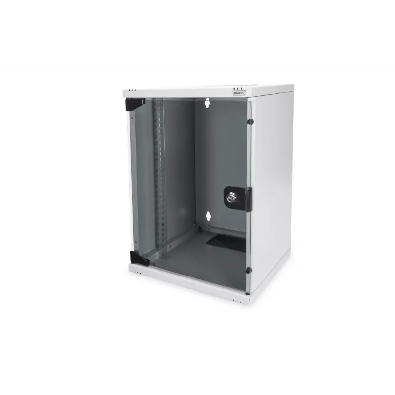 DIGITUS tinklo rinkinys 10in-9U 312x300mm spintelė su lentyna, PDU 8 prievadų pataisų skydeliu
