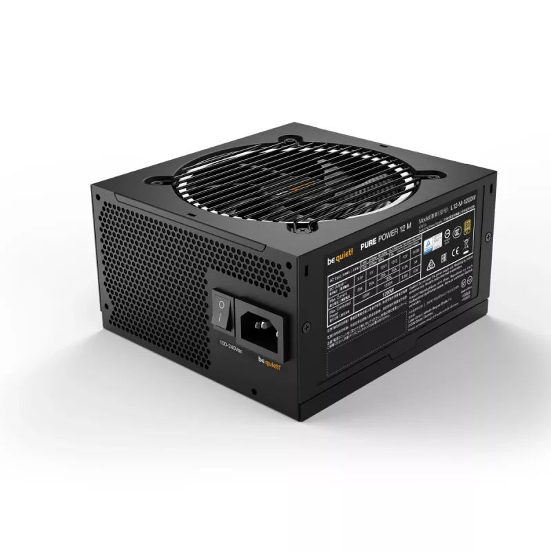 be quiet! PURE POWER 12 M | 1200W maitinimo blokas 20+4 pin ATX ATX juodas