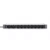 DIGITUS 1U aliuminio PDU lizdų blokas 8x C13 2xC19 16A 230VAC 50/60Hz IEC C20 kištukas