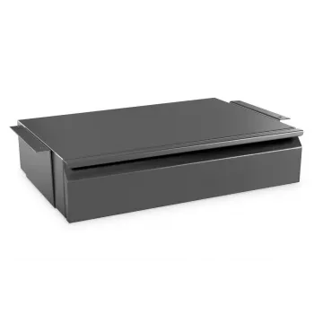 Po stalu ištraukiamas stalčius Digitus DA-90443 plieninis juodas 1 stalčius