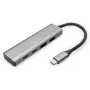 DIGITUS USB-C 4 prievadų HUB 2x USB-A + 2x USB-C Gen2