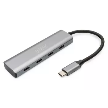 DIGITUS USB-C 4 prievadų USB-C 3.1 Gen1 5Gbps šakotuvas