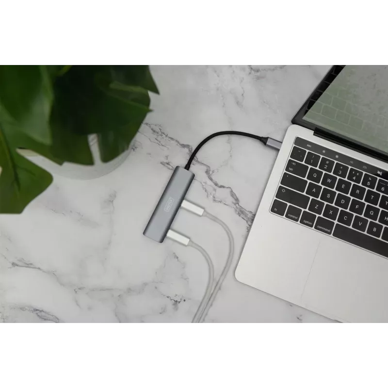 DIGITUS USB-C 4 prievadų USB-C 3.1 Gen1 5Gbps šakotuvas
