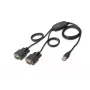 DIGITUS USB 2.0 į 2x RS232 kabelis 1,5 m