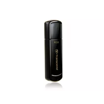 TRANSCEND Jetflash 350 - 4GB USB atmintukas - USB 2.0 - Juodas