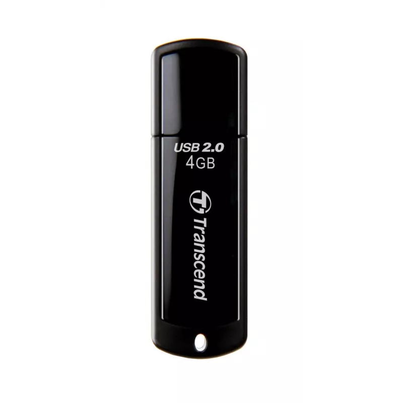 TRANSCEND Jetflash 350 - 4GB USB atmintukas - USB 2.0 - Juodas