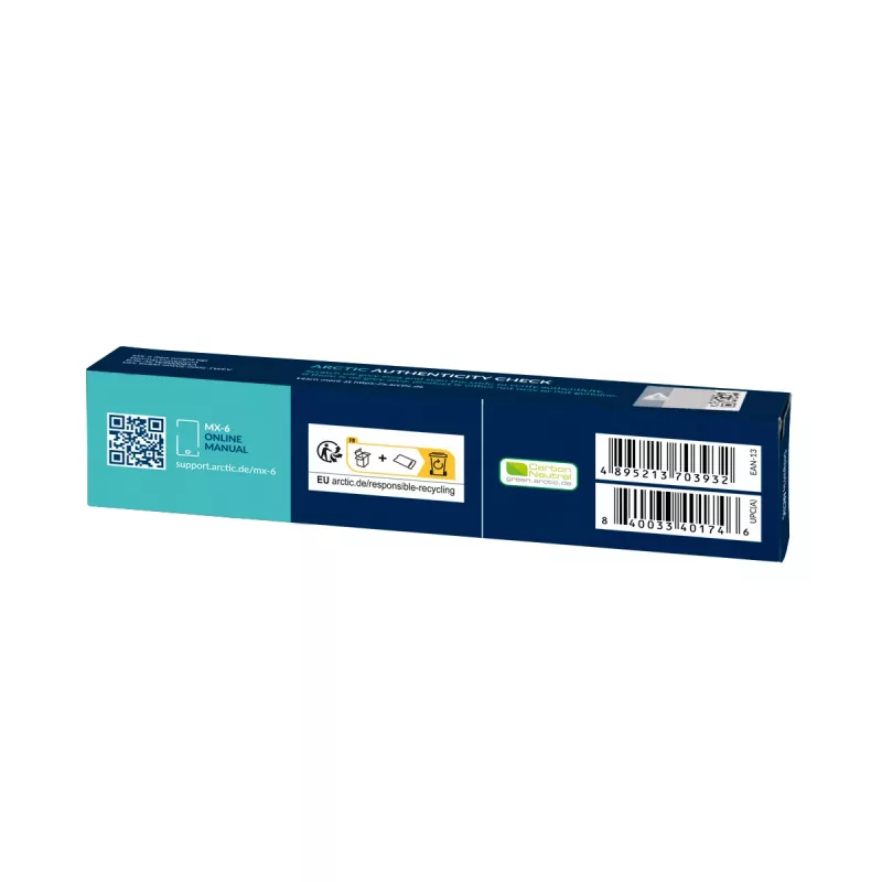 ARCTIC MX-6 ULTIMATE termopasta, pilka, 8 g, 1 vnt.