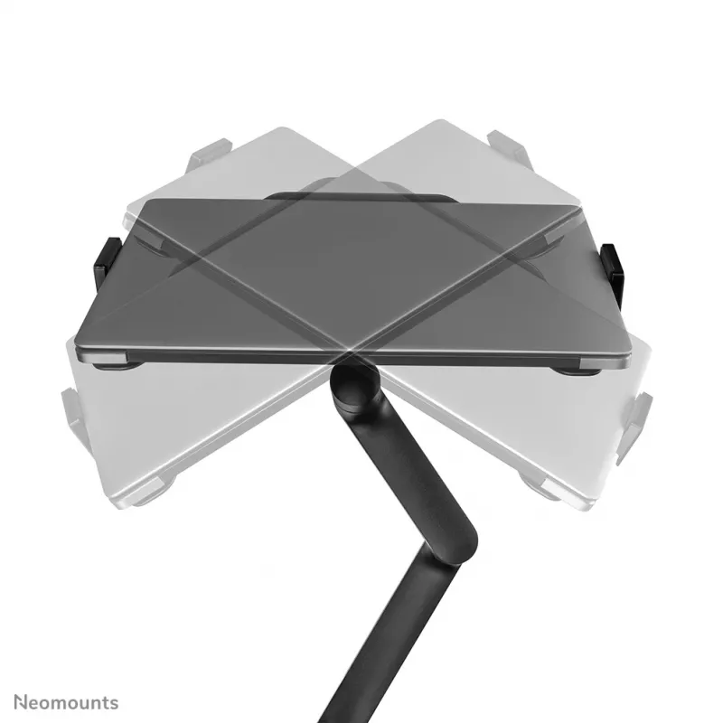 Neomounts DS20-425BL2 monitoriaus rankena su nešiojamojo kompiuterio laikikliu 17-27 colių - erdvę taupanti