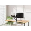 Neomounts DS20-425BL2 monitoriaus rankena su nešiojamojo kompiuterio laikikliu 17-27 colių - erdvę taupanti