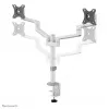 Neomounts DS60-425WH2 monitorių laikiklis dviems ekranams 17-27 colių – taupo vietą