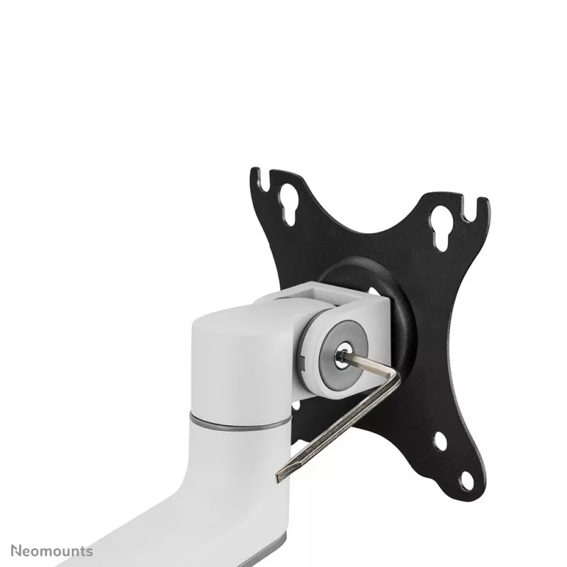 Neomounts DS60-425WH2 monitorių laikiklis dviems ekranams 17-27 colių – taupo vietą