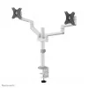 Neomounts DS60-425WH2 monitorių laikiklis dviems ekranams 17-27 colių – taupo vietą