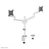 Neomounts DS60-425WH2 monitorių laikiklis dviems ekranams 17-27 colių – taupo vietą