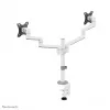 Neomounts DS60-425WH2 monitorių laikiklis dviems ekranams 17-27 colių – taupo vietą