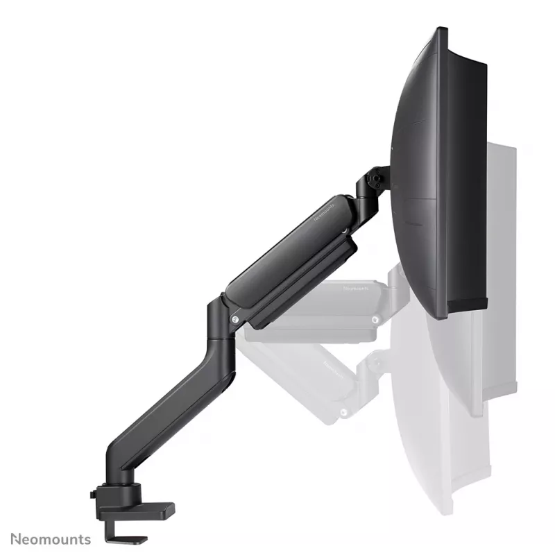 Neomounts DS70PLUS-450BL1 Monitoriaus rankena 17-49 colių – dujinė spyruoklė – Topfix – 180° stabdis