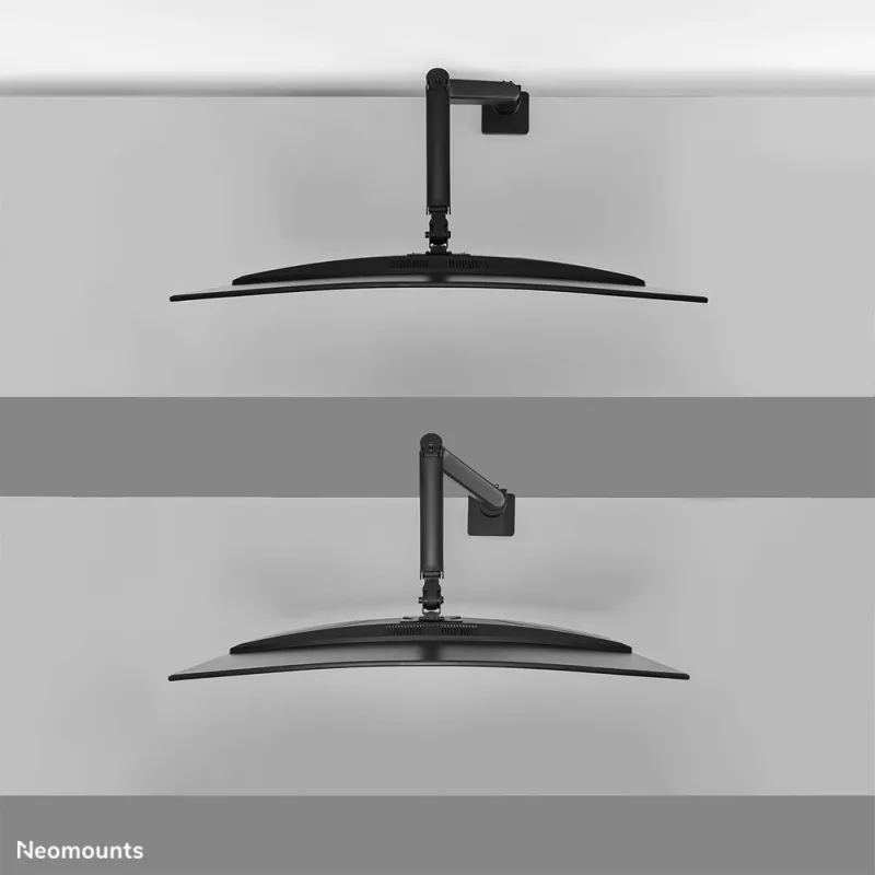 Neomounts DS70PLUS-450BL1 Monitoriaus rankena 17-49 colių – dujinė spyruoklė – Topfix – 180° stabdis