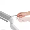 Neomounts DS70PLUS-450WH1 monitoriaus rankena 17-49 colių - dujinė spyruoklė - Topfix - 180° stabdiklis