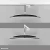 Neomounts DS70PLUS-450WH1 monitoriaus rankena 17-49 colių - dujinė spyruoklė - Topfix - 180° stabdiklis