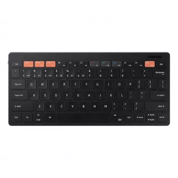Belaidė klaviatūra mobiliesiems Samsung EJ-B3400BBGGDE QWERTZ vokiška Bluetooth juoda