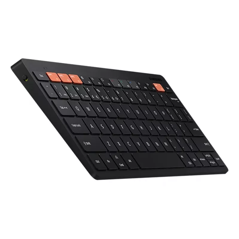 Belaidė klaviatūra mobiliesiems Samsung EJ-B3400BBGGDE QWERTZ vokiška Bluetooth juoda