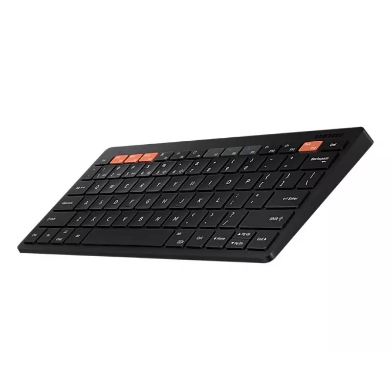 Belaidė klaviatūra mobiliesiems Samsung EJ-B3400BBGGDE QWERTZ vokiška Bluetooth juoda