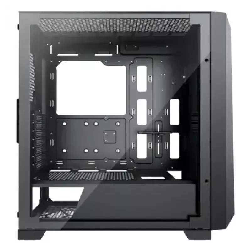 PC Midi Tower korpusas XILENCE XG151 — juodas, ATX/Micro-ATX/Mini-ITX, maitinimo šaltinis apačioje, 2x 3,5 colio + 4x 2,5 colio vietos