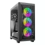 PC Midi Tower korpusas XILENCE XG151 — juodas, ATX/Micro-ATX/Mini-ITX, maitinimo šaltinis apačioje, 2x 3,5 colio + 4x 2,5 colio vietos