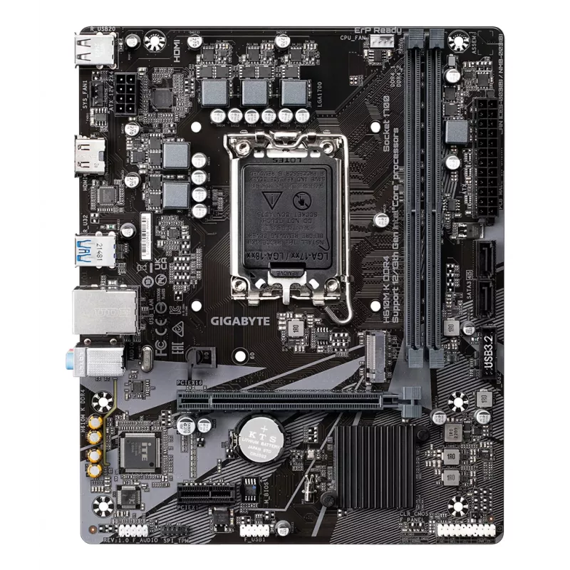 Motininė plokštė GIGABYTE H610M K DDR4