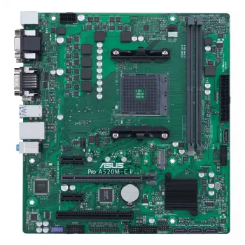 ASUS PRO A520M-C II/CSM pagrindinė plokštė AMD A520 Socket AM4 micro ATX