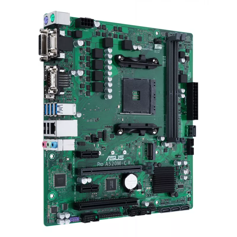 ASUS PRO A520M-C II/CSM pagrindinė plokštė AMD A520 Socket AM4 micro ATX