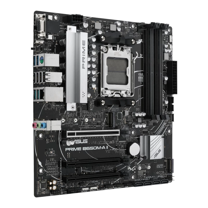ASUS PRIME B650M-A II-CSM AMD B650 Socket AM5 micro ATX pagrindinė plokštė